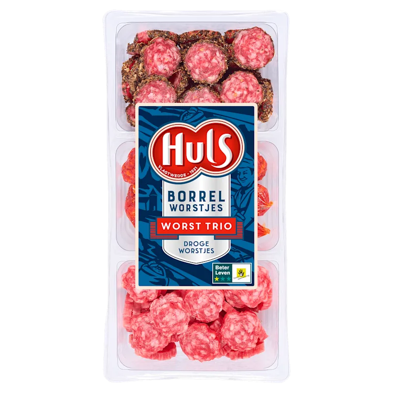 Huls Borrelworstjes trio