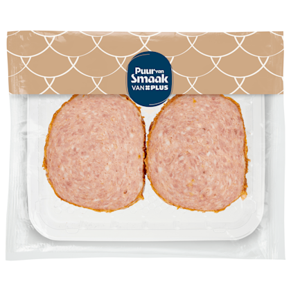 Gehaktschijf voor op de BBQ