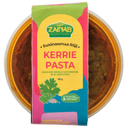 Surinaamse kerrie pasta