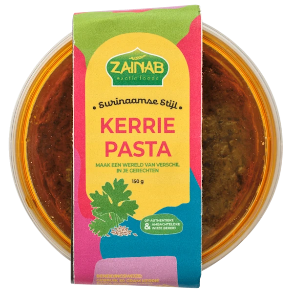 Zainab Surinaamse kerrie pasta