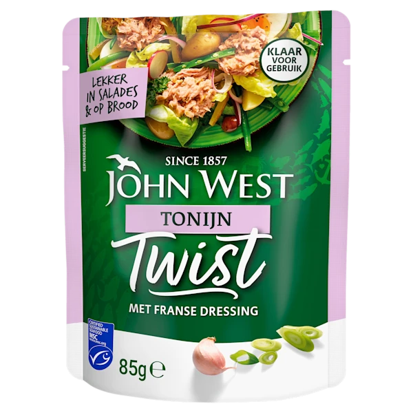 John West Twist MSC Tuna French Dressing 20x85g