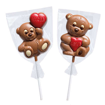 Lolly Beer met Hart Melk - Rood