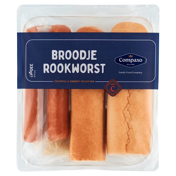 Compaxo Broodje rookworst