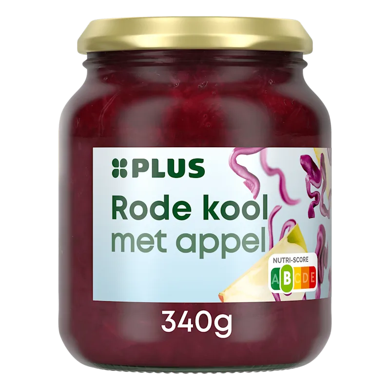 PLUS Rode kool met appel