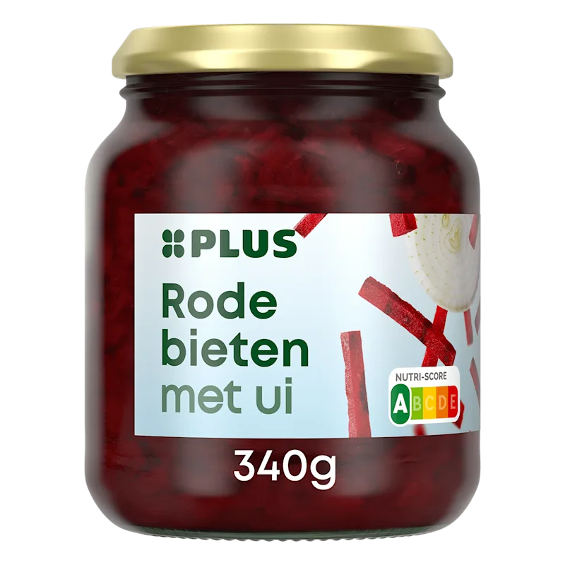 PLUS Rode bieten met ui