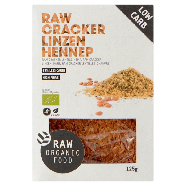 Raw Organic Food Raw crackers linzen-hennep bio