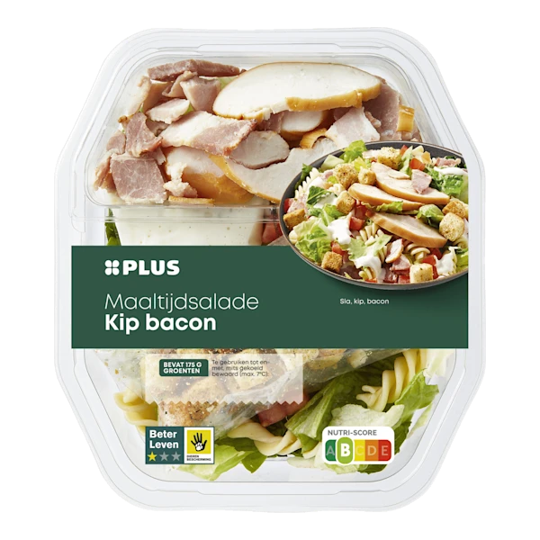 PLUS Maaltijdsalade kip bacon