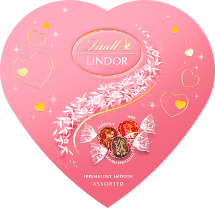 Lindor Hart Assorted Pink