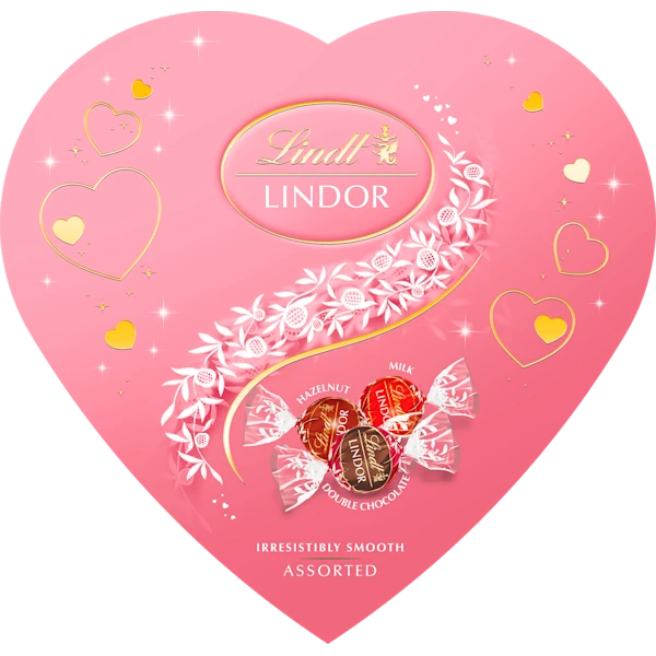 Lindt Lindor Hart Assorted Pink