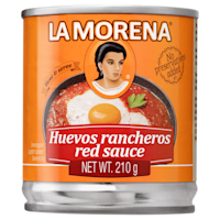 La Morena Huevos rancheros red sauce