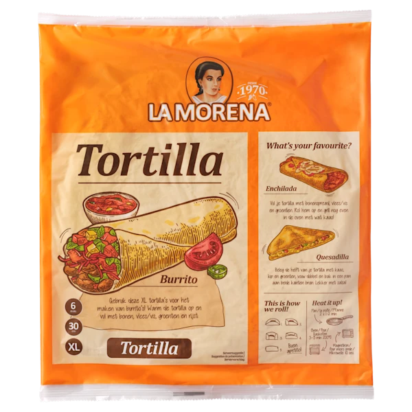 La Morena Tortilla XL