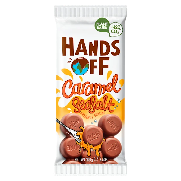 Hands off Vegan caramel seasalt