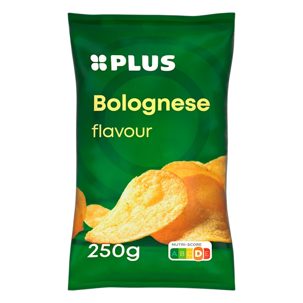 PLUS Chips bolognese