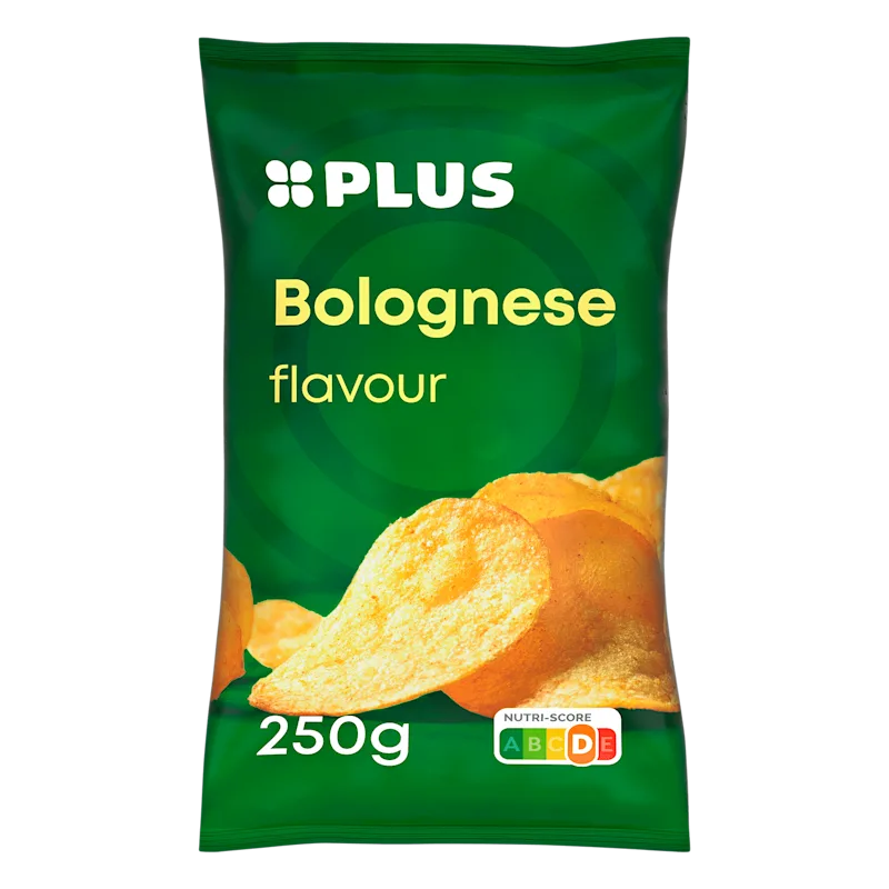 PLUS Chips bolognese