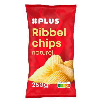 Ribbelchips naturel