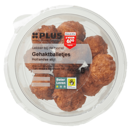 Gehaktballetjes Hollands - PLUS