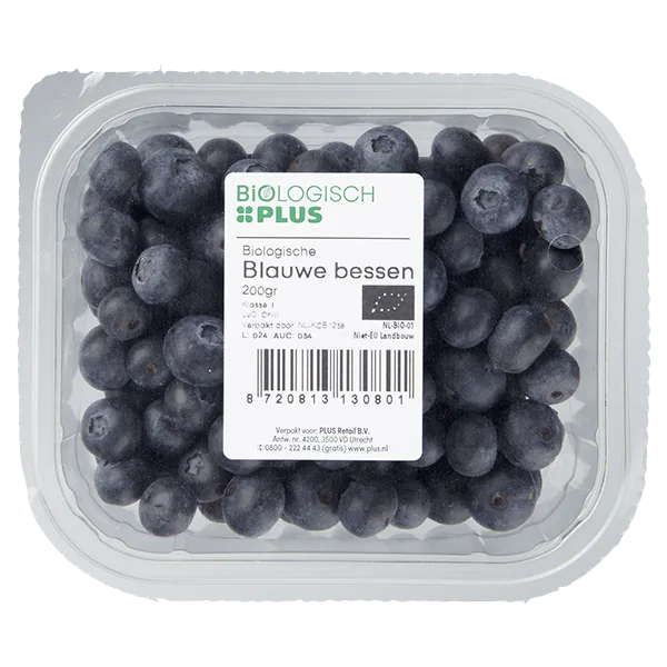 Biologisch PLUS Blauwe bessen biologisch