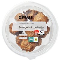 PLUS Gehaktballetjes sate
