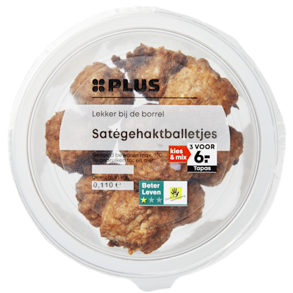 Gehaktballetjes sate