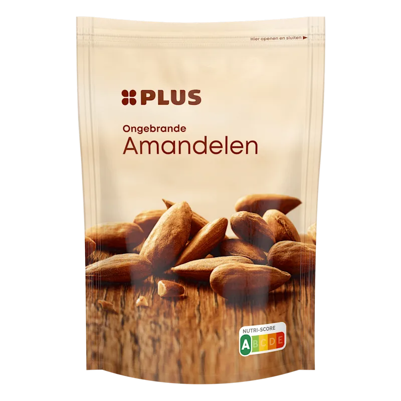 PLUS Amandelen ongebrand en ongezouten