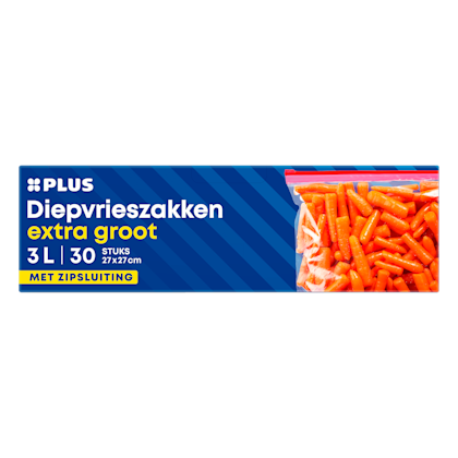 Diepvrieszakken hersluitbaar 3L