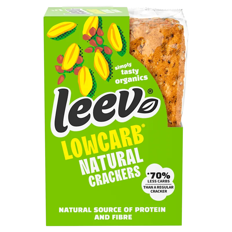 Leev Bio low-carb Qrackers