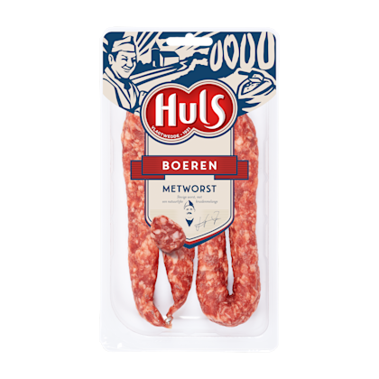 Huls Boerenmetworst 2stuks
