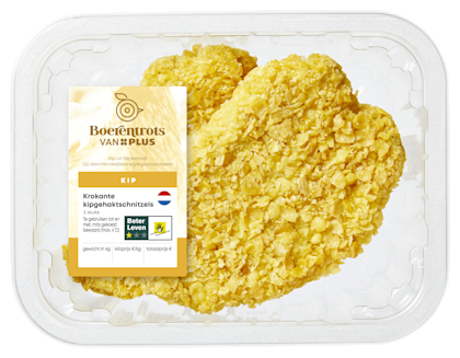 Krokante kipgehaktschnitzels 2st.