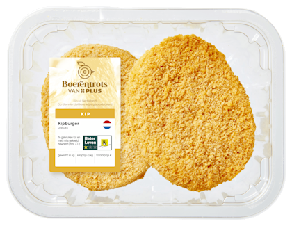 Kipburger gepaneerd 2st