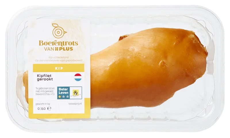 PLUS Boerentrots Gerookte kipfilet