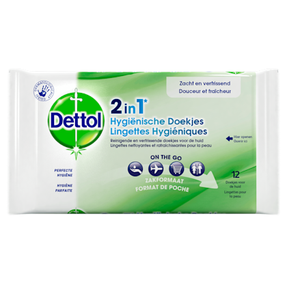 Hygiënische doekjes 2in1