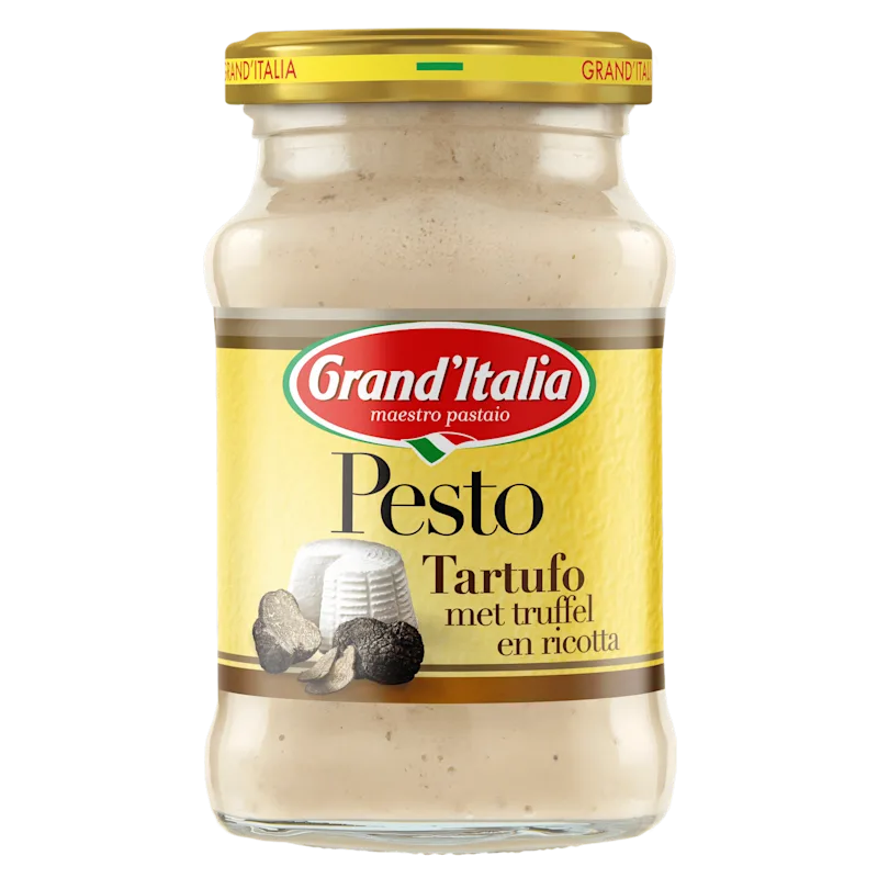 Grand'Italia Pesto Tartufo met Truffel en Ricotta 90 g