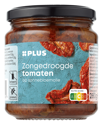 Zongedroogde Tomaten op olie - PLUS
