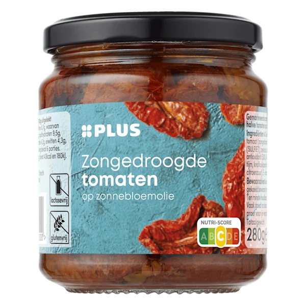 PLUS Zongedroogde Tomaten op olie