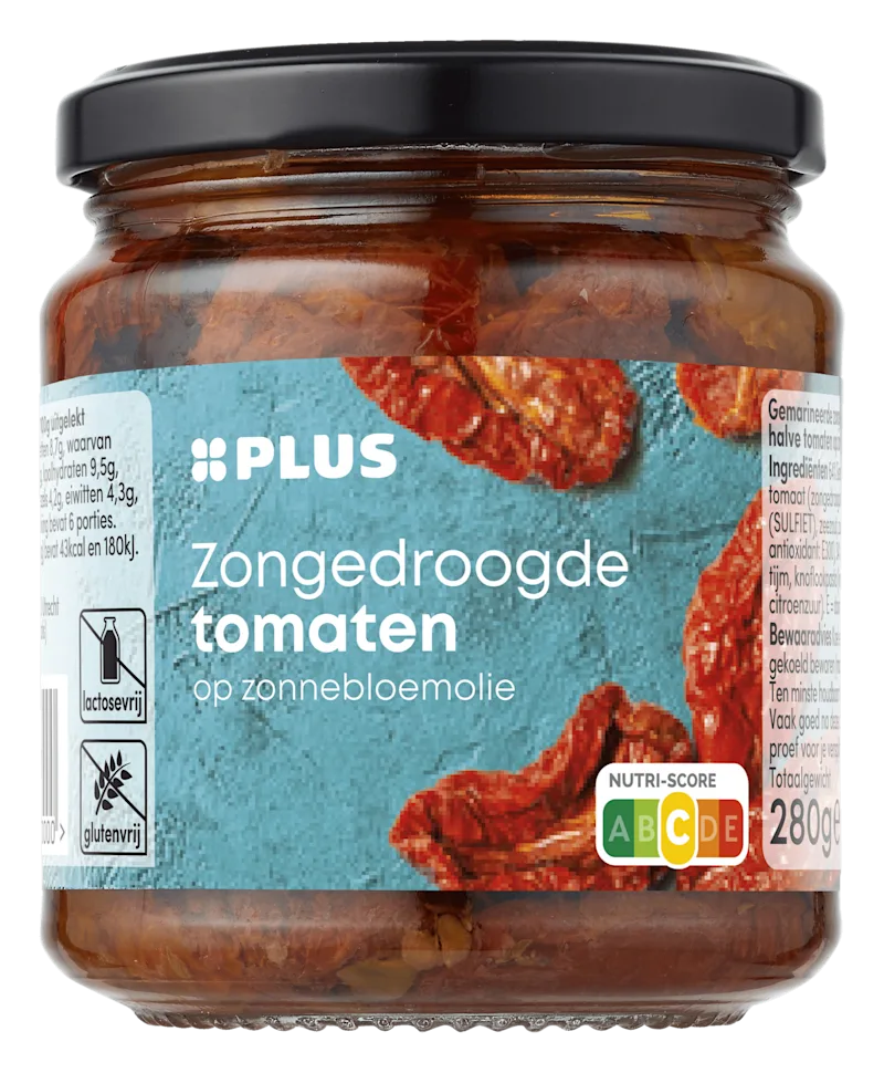 PLUS Zongedroogde Tomaten op olie