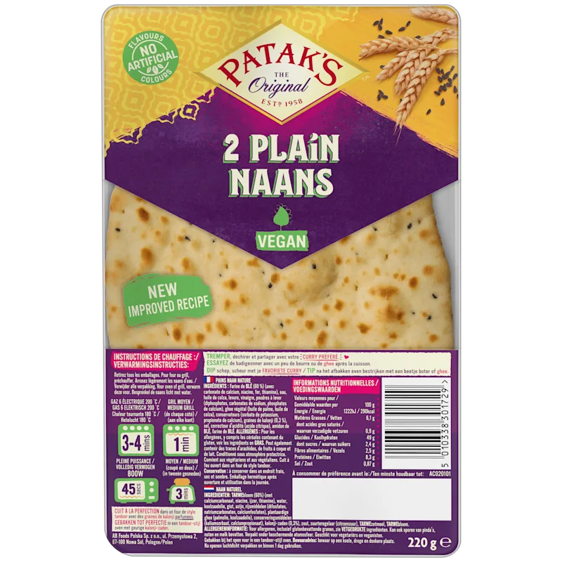 Patak's Naan Naturel
