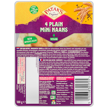 Mini naan naturel
