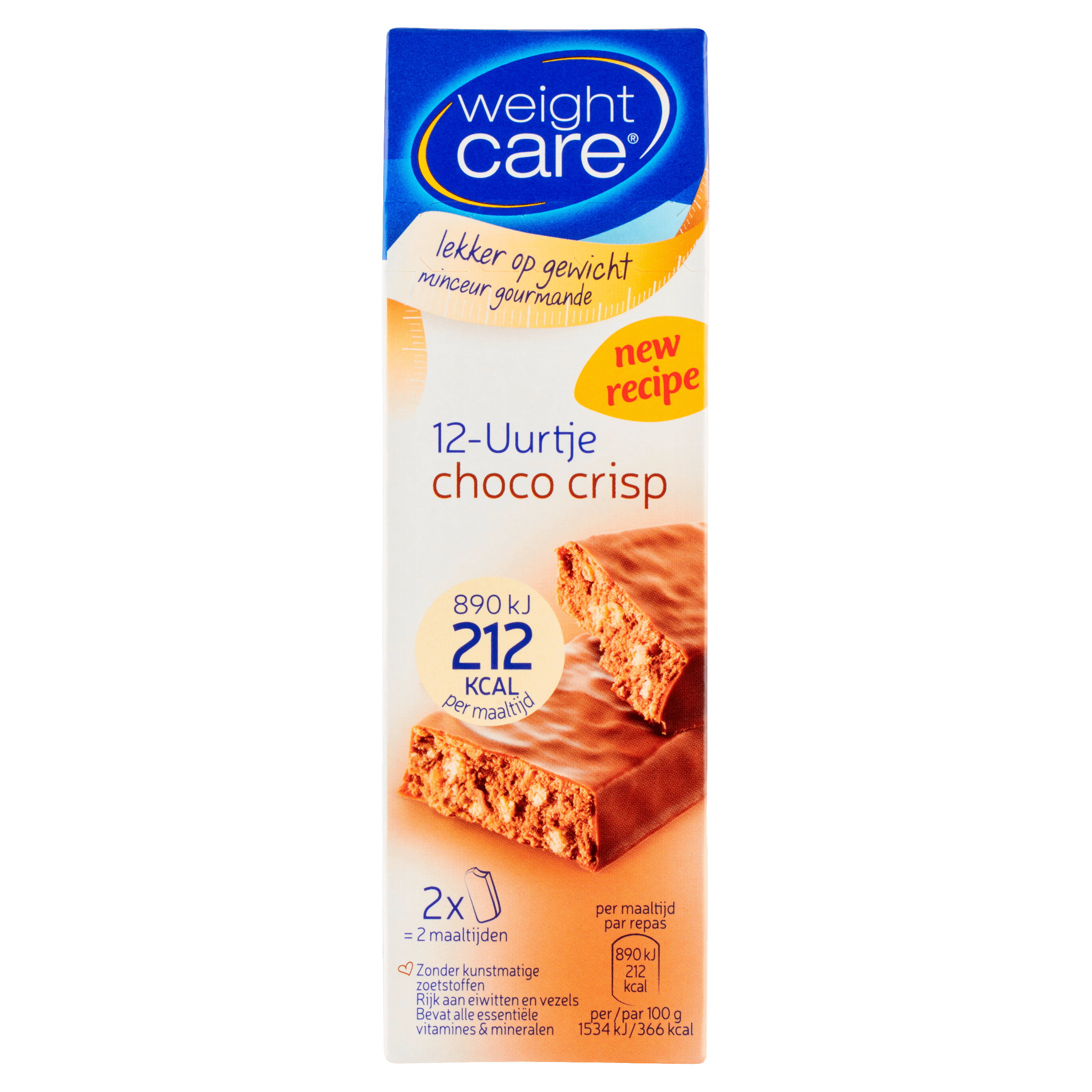 Weight Care 12 uurtje Maaltijdreep Choco Crisp Per Pak 116 Gram per weight-care-12-uurtje-maaltijdreep-choco-crisp-per-pak-116-gram-per