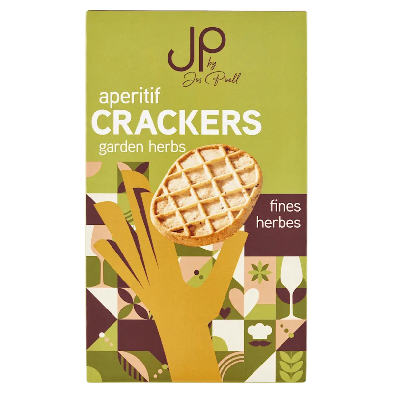 Jos Poell Aperitif Crackers Tuinkruiden