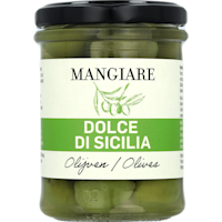 Mangiare siciliaanse dolce olijven