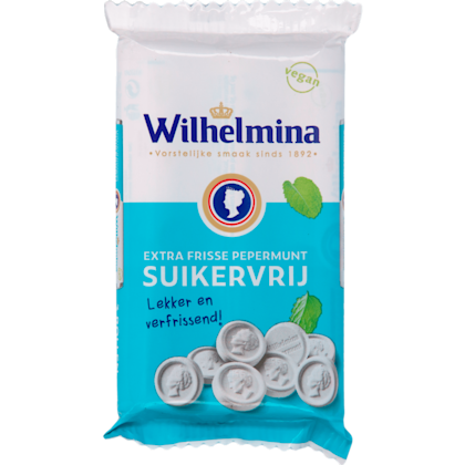 Wilhelmina Pepermunt suikervrij 3-pack