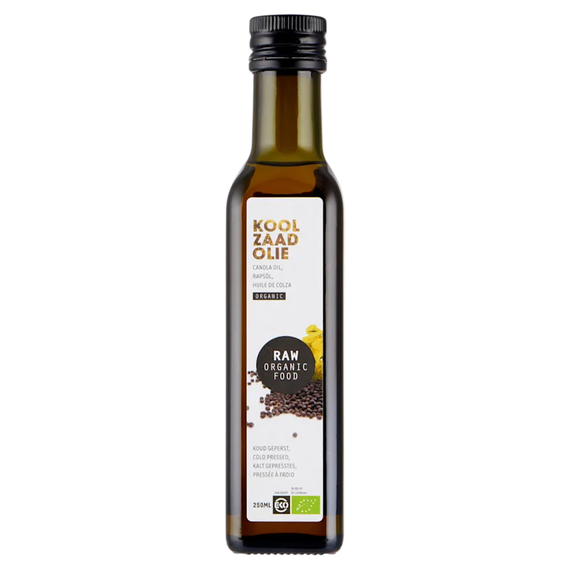 Raw Organic Food Koolzaadolie
