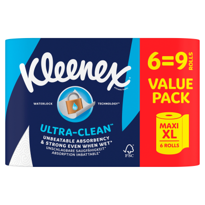 Kleene Keukenpapier Ultra Clean Maxi XL 6=9