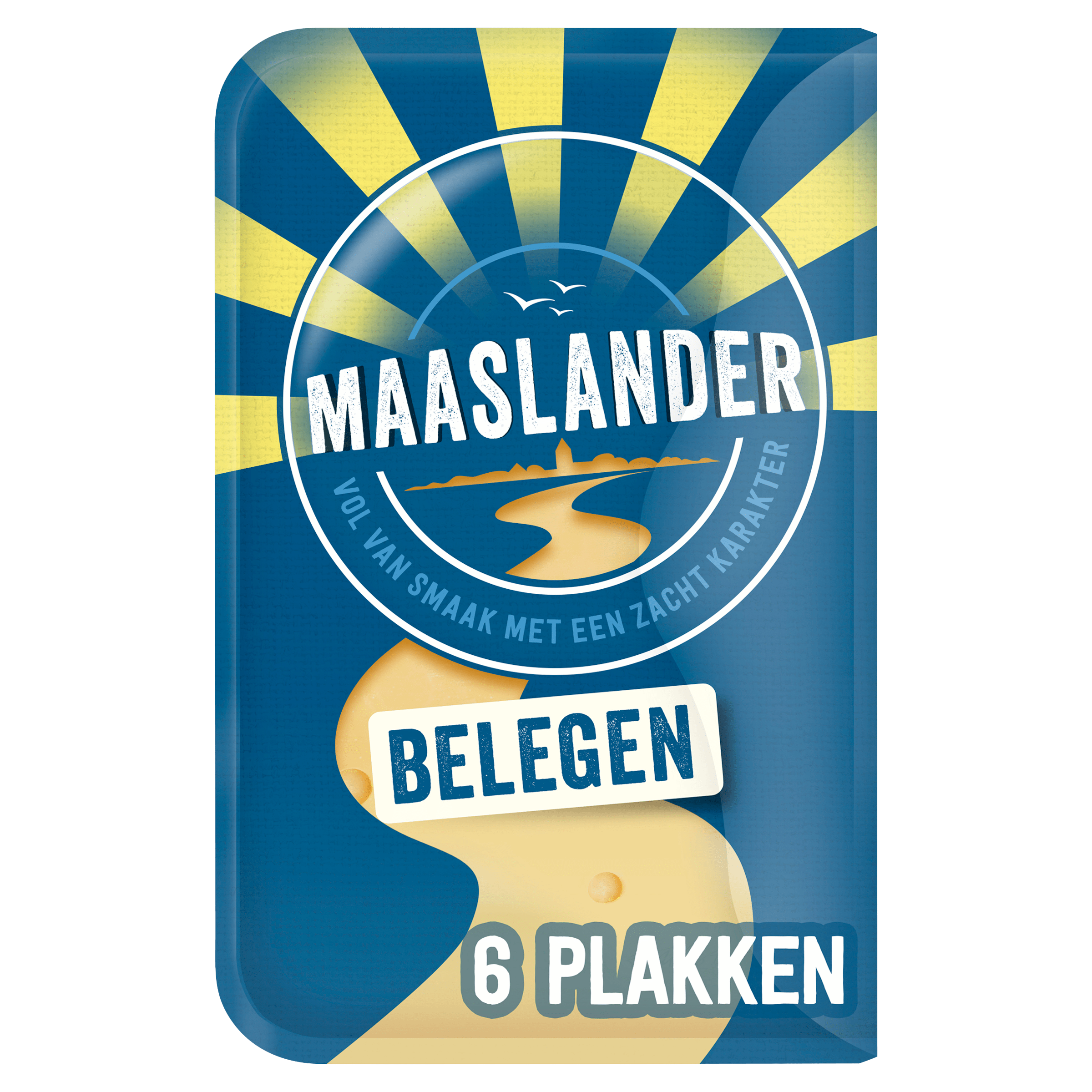 Maaslander Belegen Plakken 50+ Per Tray 150 G