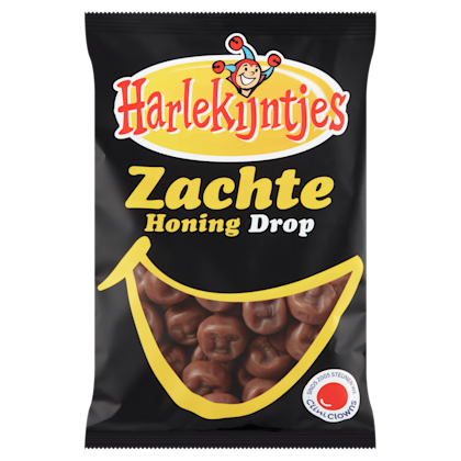 Harlekijntjes Zachte zoete honingdrop