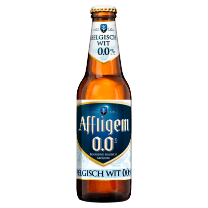 Belgisch wit 0.0 bier fles