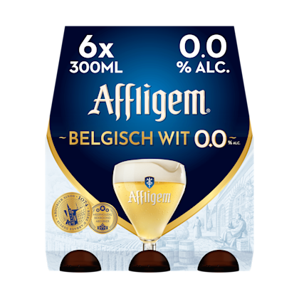 Belgisch wit 0.0 bier fles