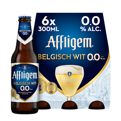 Belgisch wit 0.0 bier fles