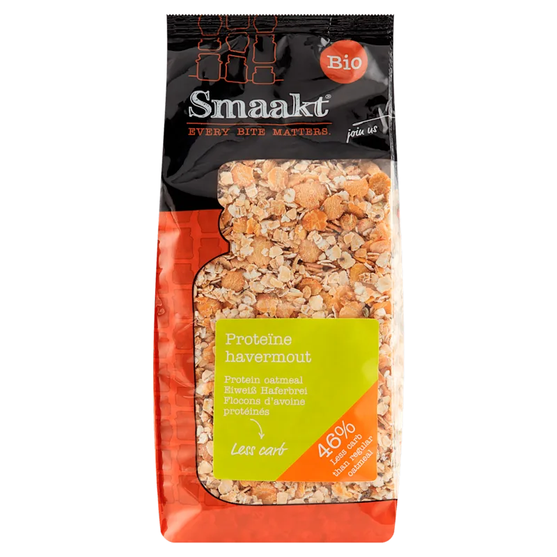 Smaakt Less carb havermout bio