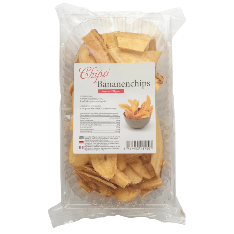 Chipsi bananenchips lange plak